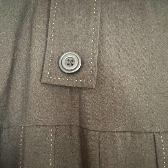 Miss Alliage midi skirt, pleat and belt loop detail, sz 10, EUC, wool blend - Picture 4 of 14